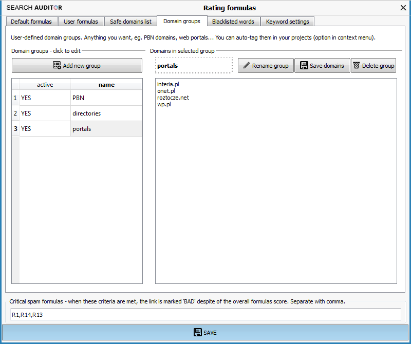 domain-groups