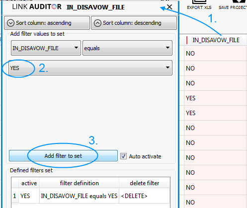 Disavow file review